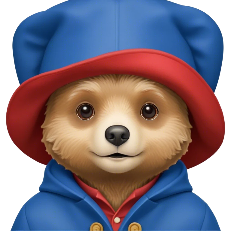 Paddington bear emoji