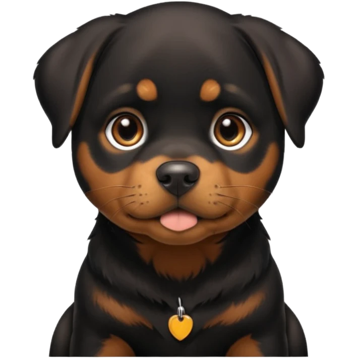 Perrita rottweiler emoji
