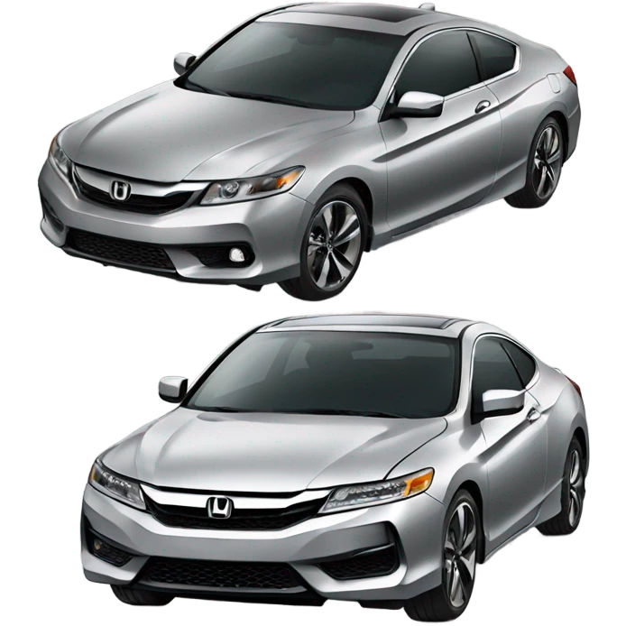 Grey Honda accord coupe  emoji