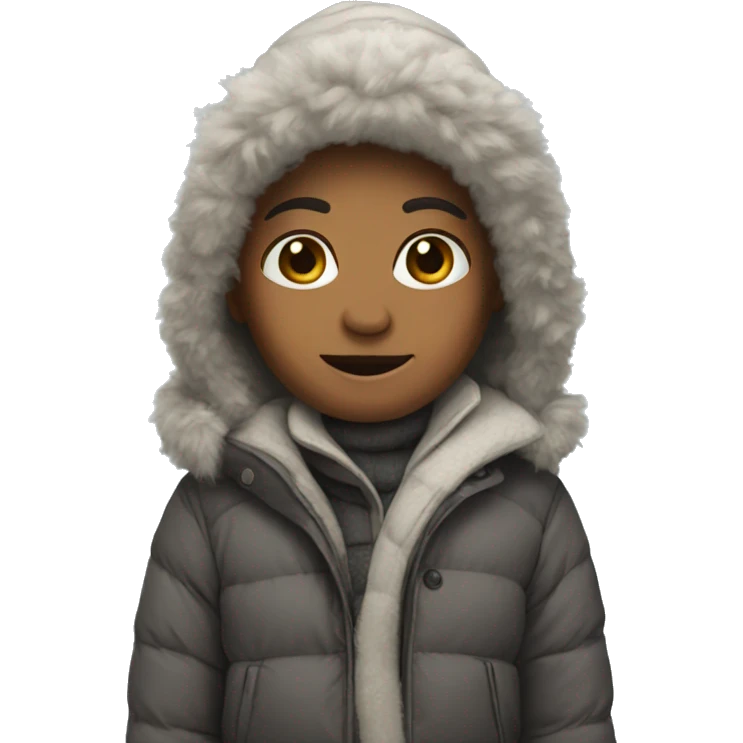 Winter outfit emoji