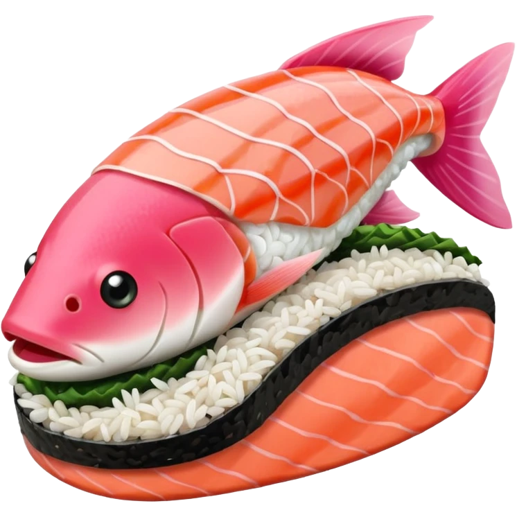 sushi rosa emoji
