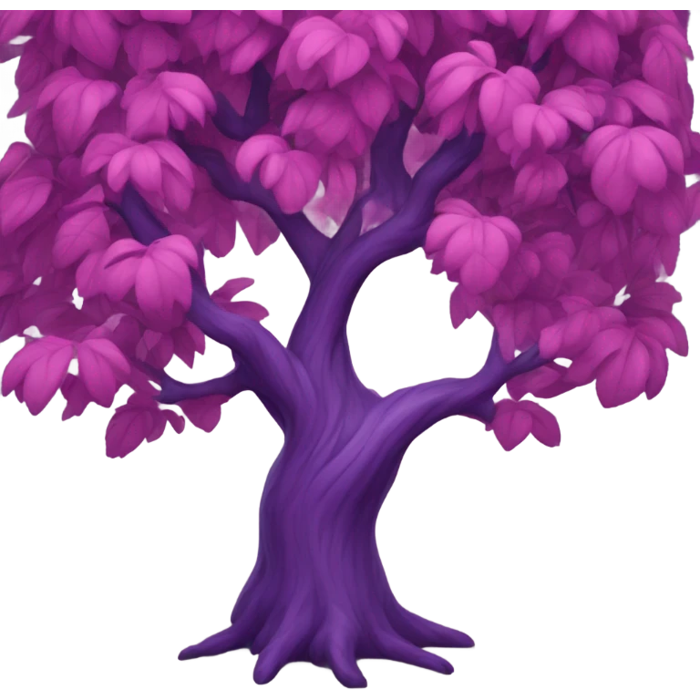 Purple Tree emoji