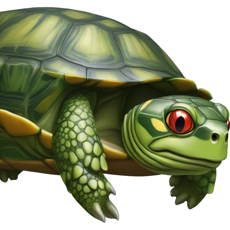 Red-Eared Slider turtle terrapin emoji