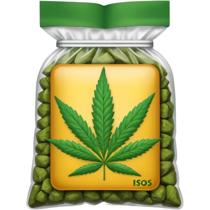 weed pound baggie with name stunk emoji