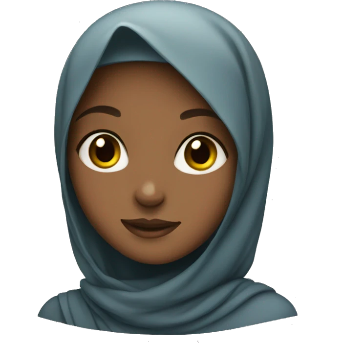 a girl with a hijab emoji