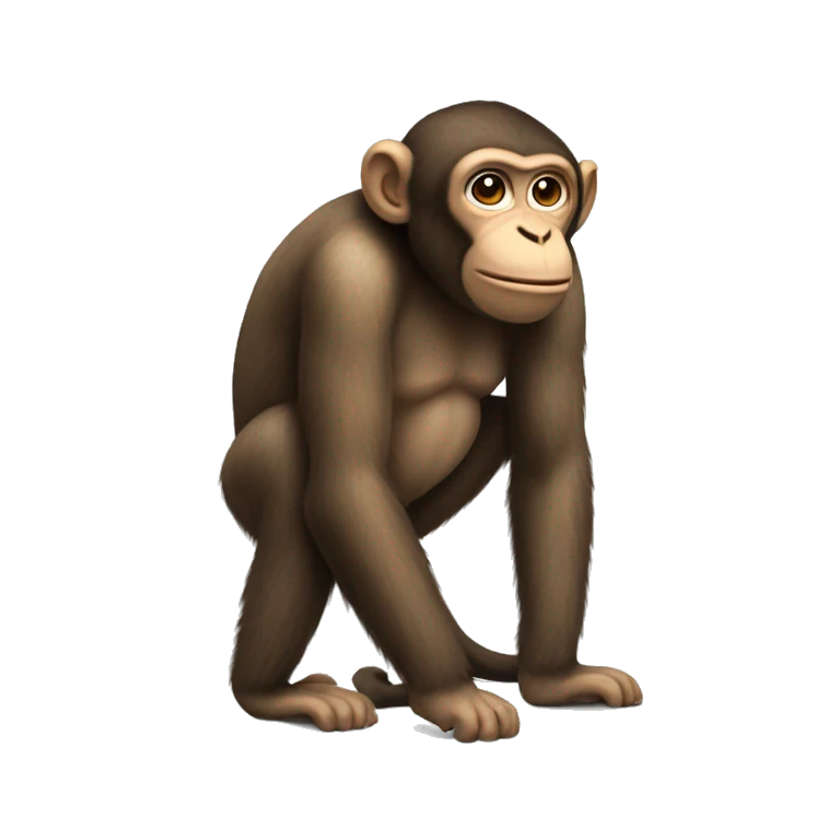 monkey with big butt emoji