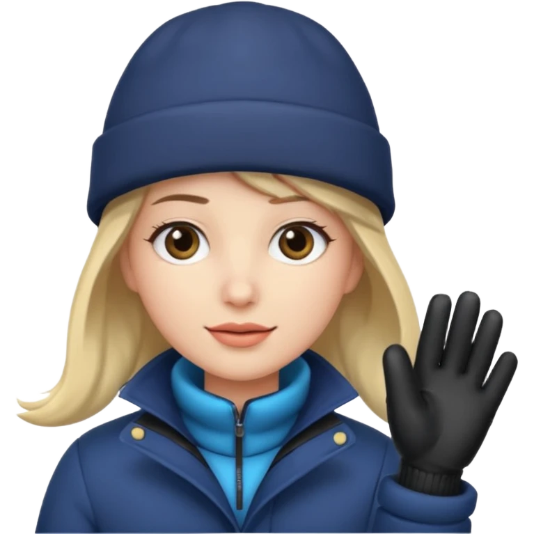 fotographer with winter clothes emoji