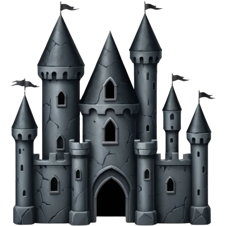 make an emoji about a castle of the movie Edward Scissorhand
 emoji
