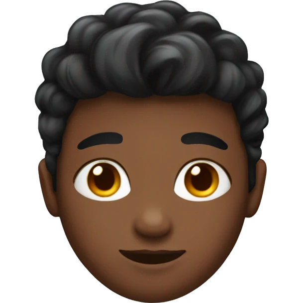 boy with black and red girl hair emoji