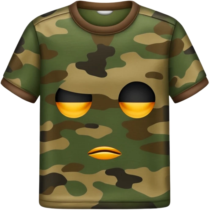 camouflage shirt emoji