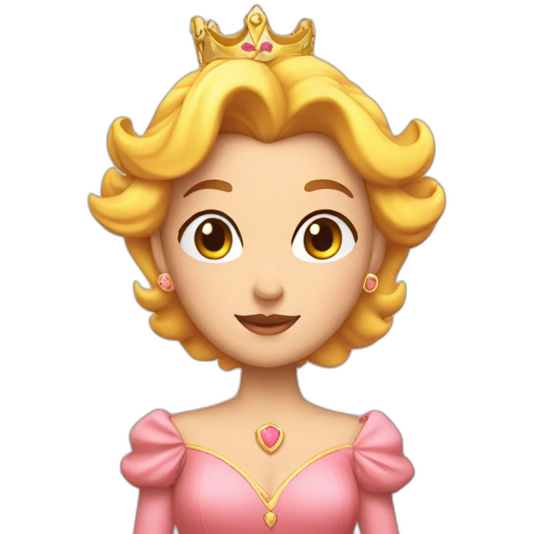 Princesa peach emoji
