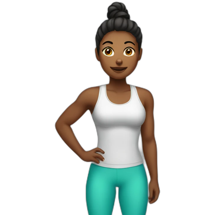 woman gym emoji
