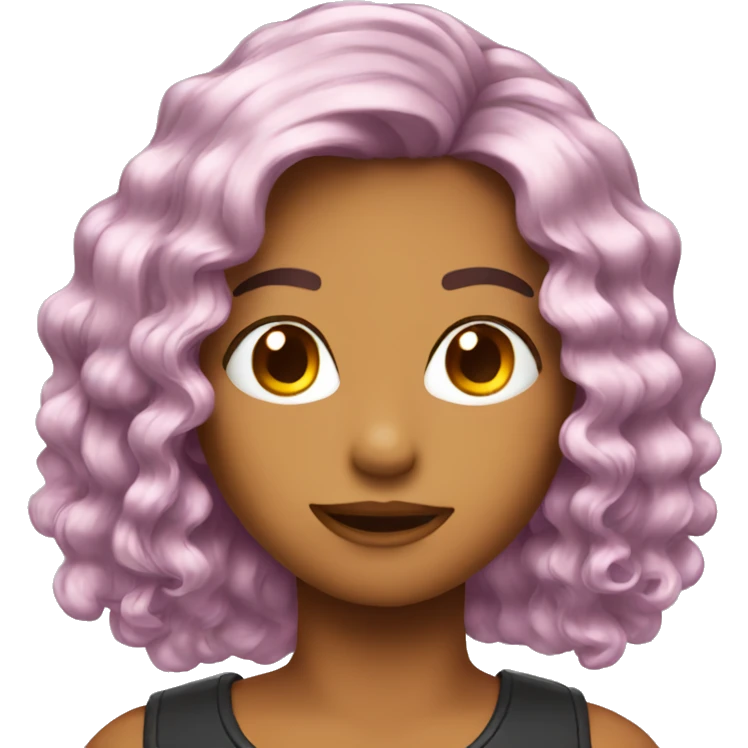 Sparkling hair  emoji