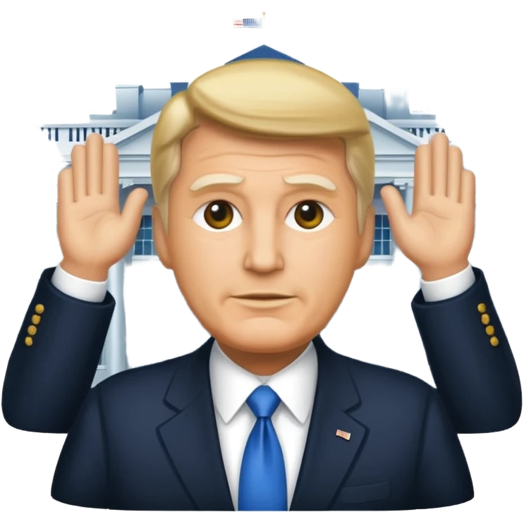president front white house emoji