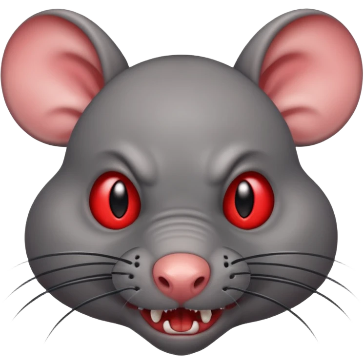 Angry rat emoji
