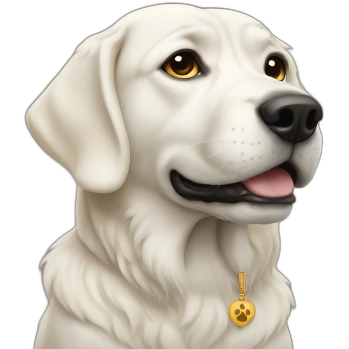 dog praying emoji