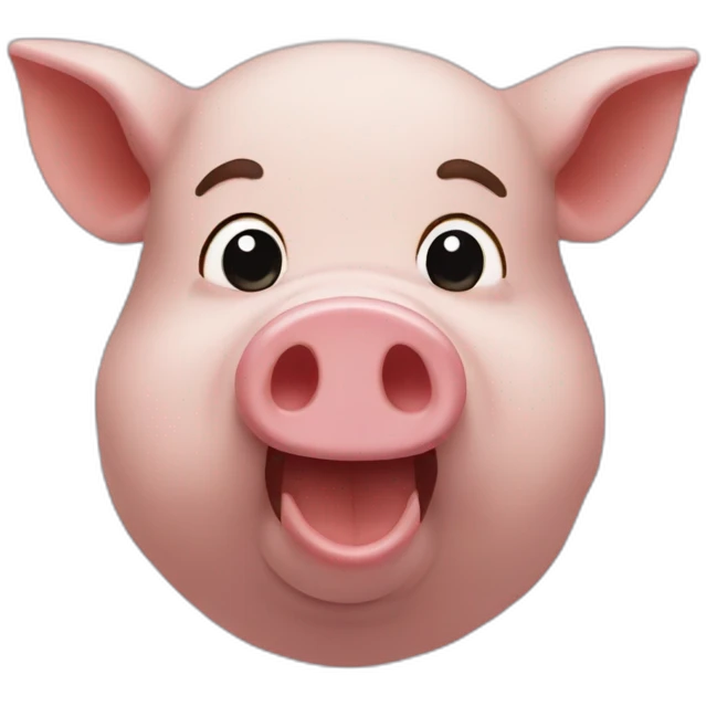 Cochon qui pete emoji