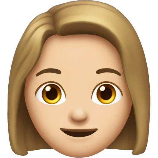 девушка с голубыми волосами за компьютером emoji