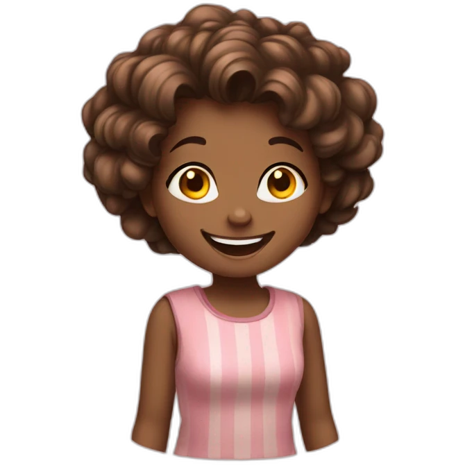 Happy-girl emoji