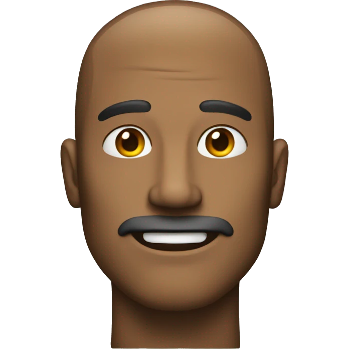 a man with a very sharp jawline emoji