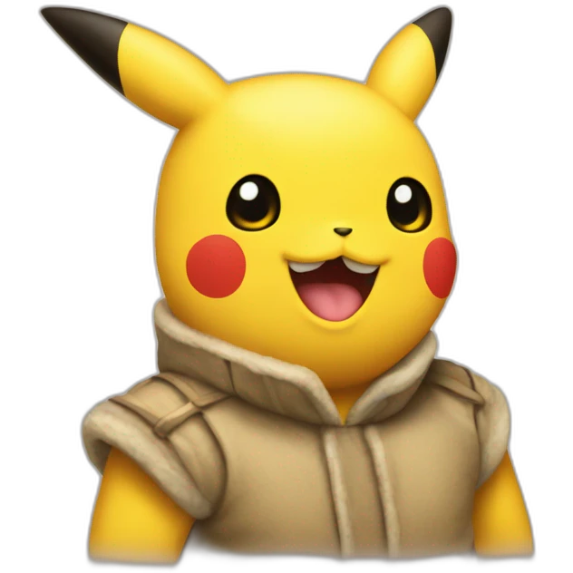 Pikachou dracaufeux emoji