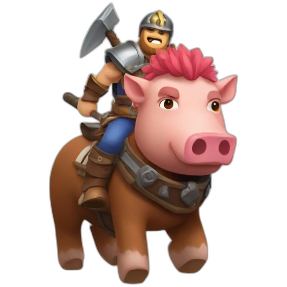 clash royale hog rider emoji