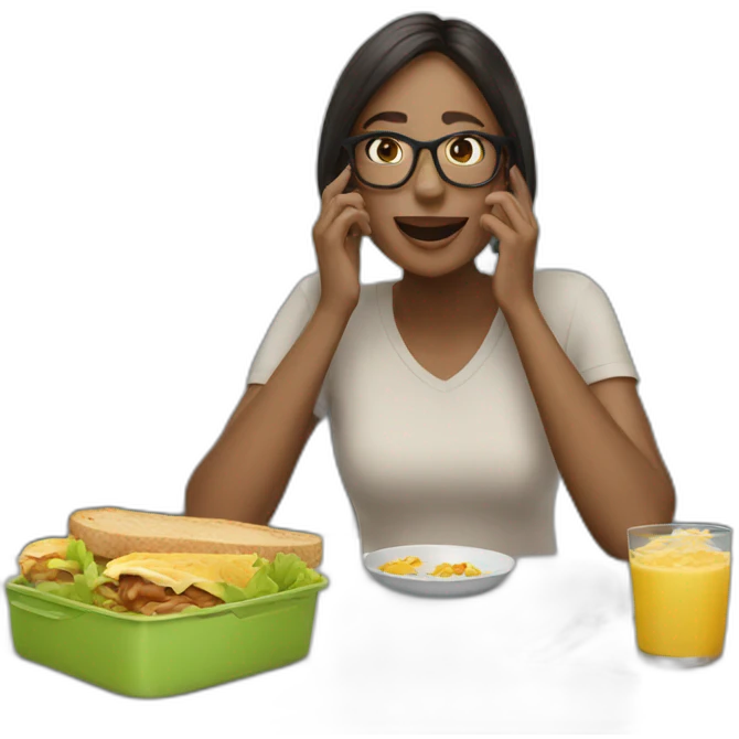 lunch time emoji