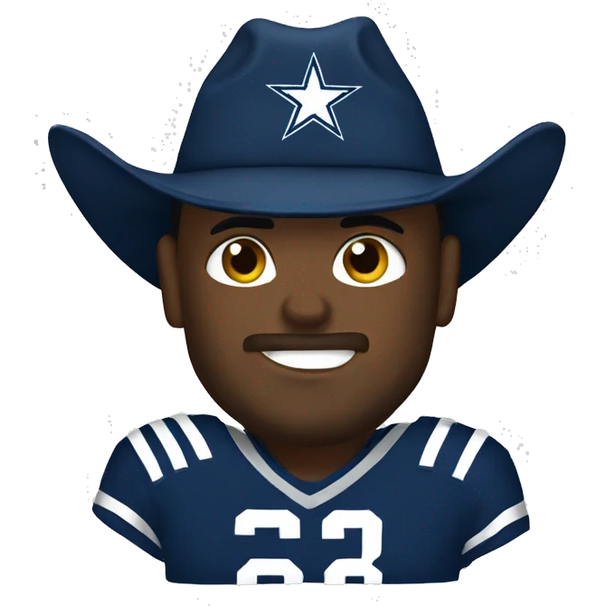 cowboys football hoodie emoji