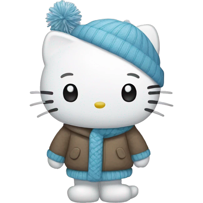 Winter hello kitty  emoji