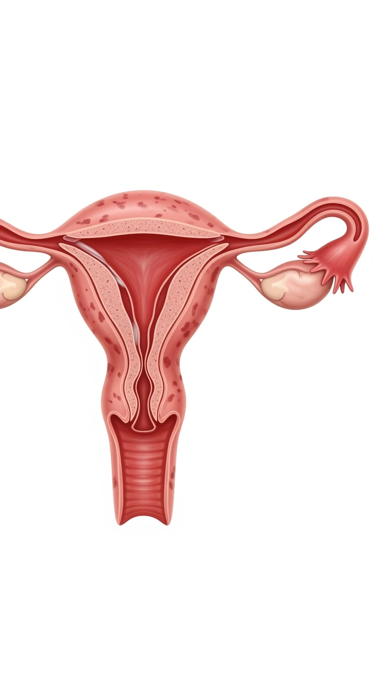UTERO UMANO ANATOMICO 4K, SFONDO BIANCO emoji
