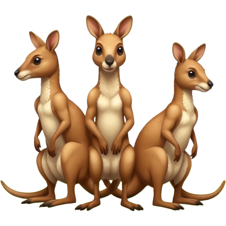 aussie kangaroos emoji
