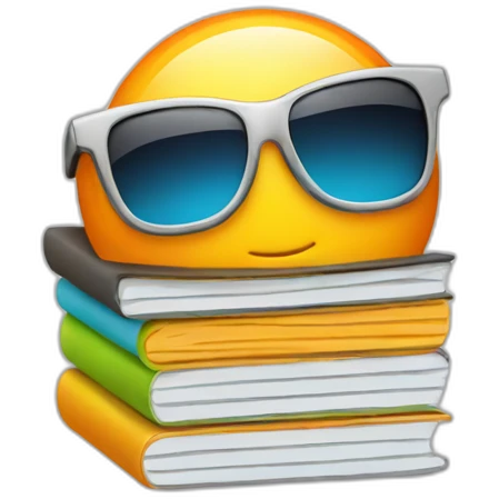 stack overflow logo wearing sunglasses emoji
