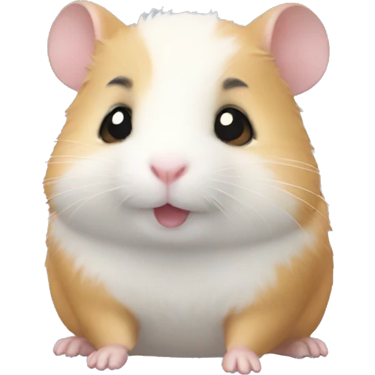 cute  blu hamster emoji
