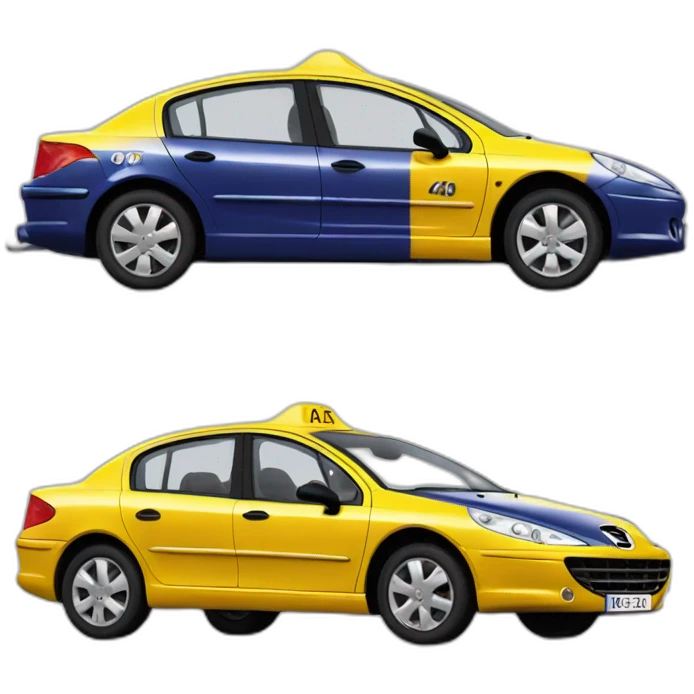 Peugeot 407 Taxi 5 emoji