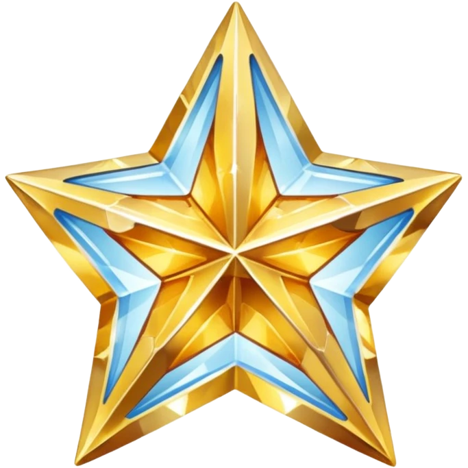 carved crystal star a shining "$" symbol emoji