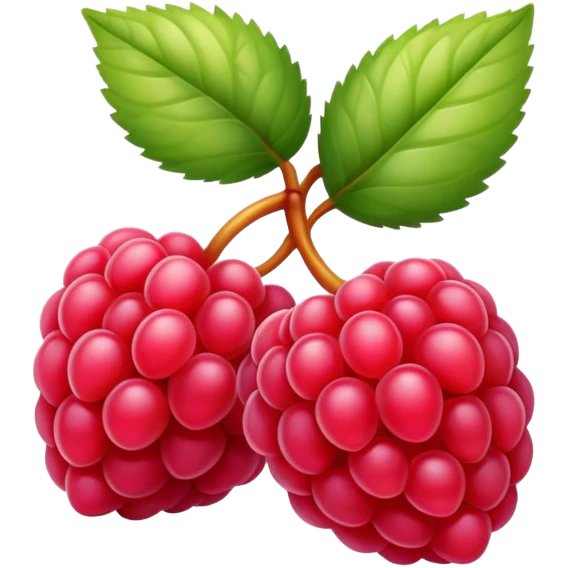 Raspberry & Peach emoji
