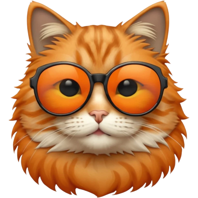 Cat wearing sunglasses emoji