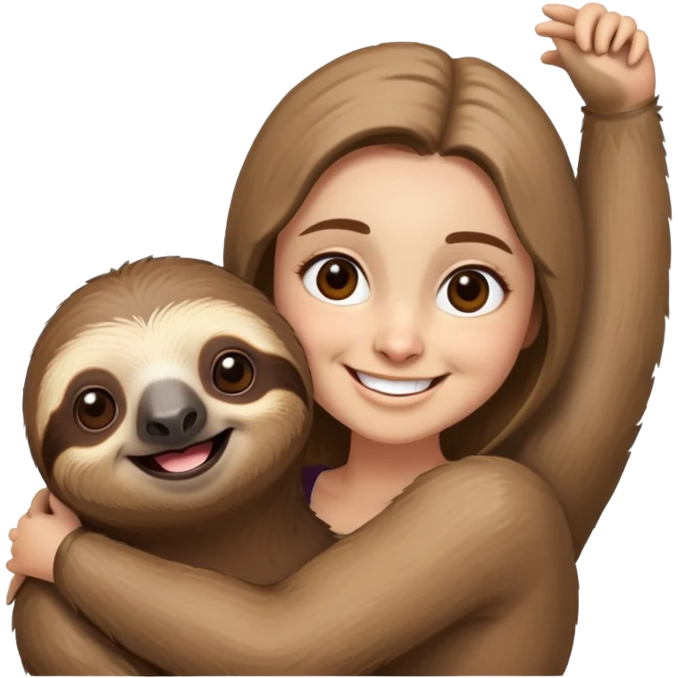 Me and a sloth emoji