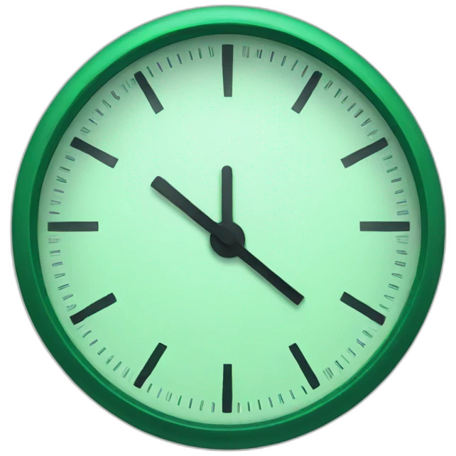 green timer emoji
