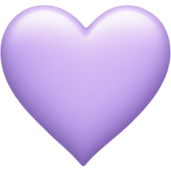pastel purple heart emoji