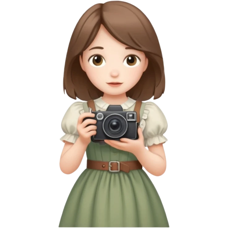 aestetic camera cottage core cute light emoji
