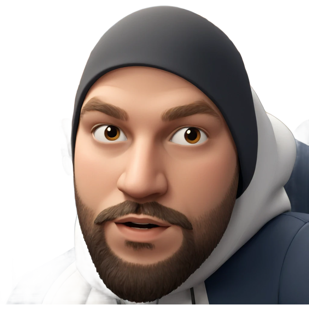 bearded boys portrait collection emoji