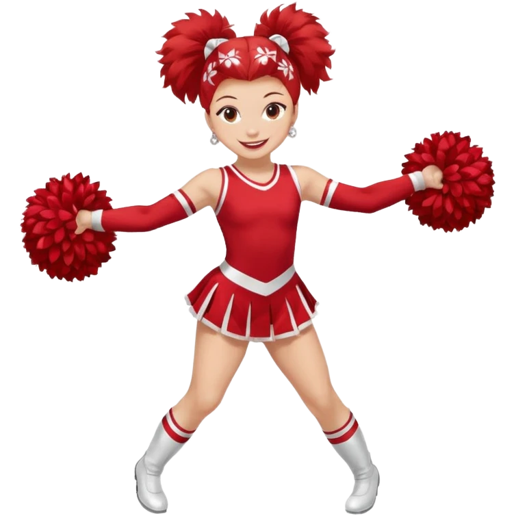 Rutgers full body Cheerleader emoji