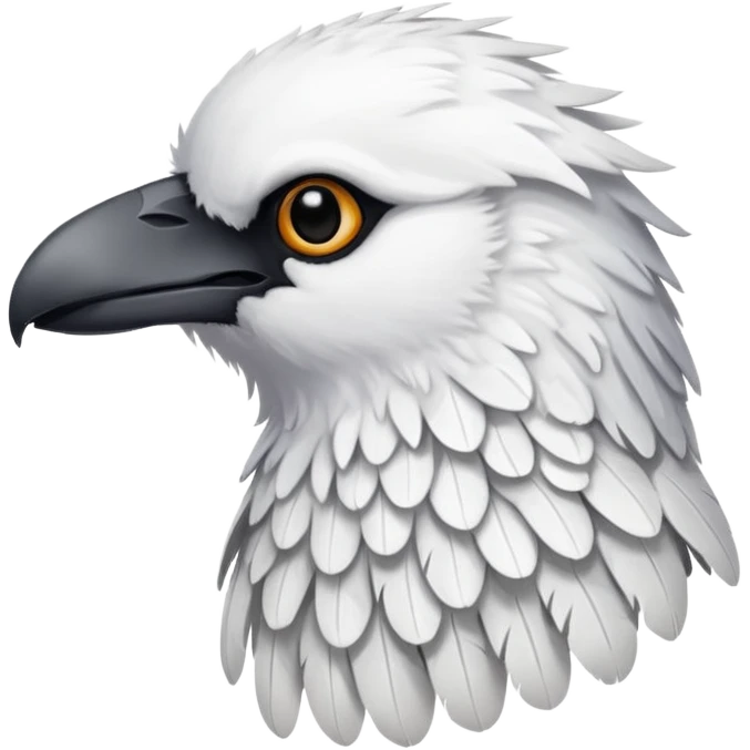 a white crow emoji
