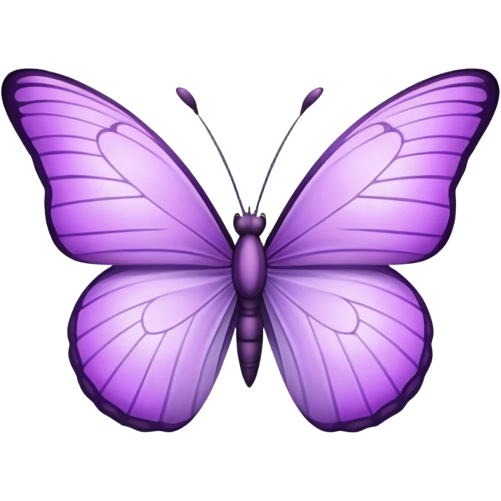 Lilac butterfly emoji
