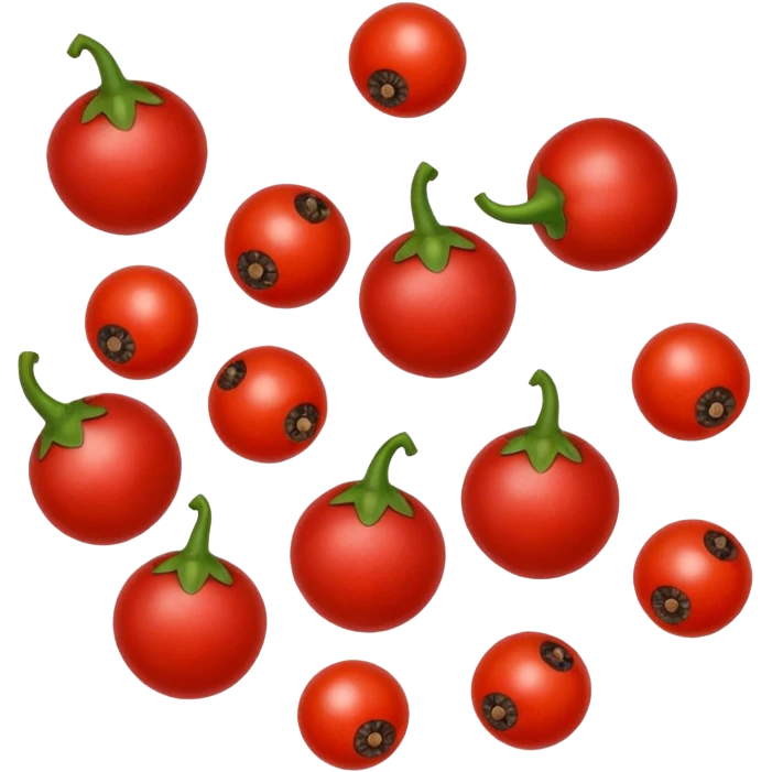 light red pepper corns  emoji