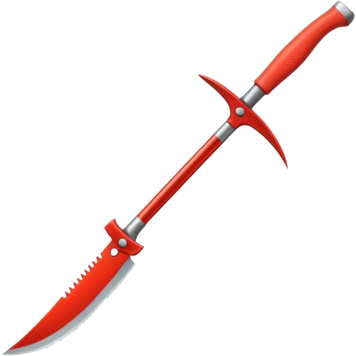 Sickle used to cut grass emoji