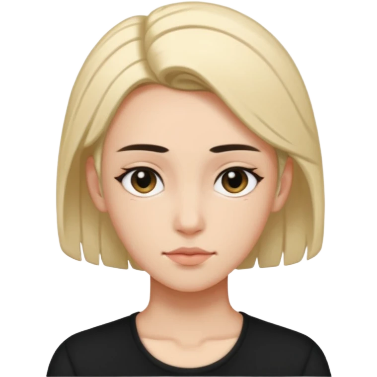 make it non gendered, black top, says PION! on their forehead emoji