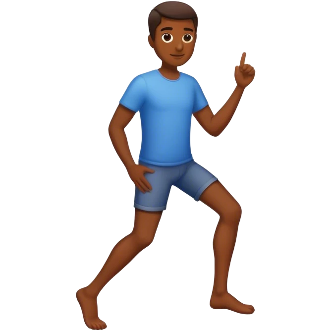 Guy with legs  emoji