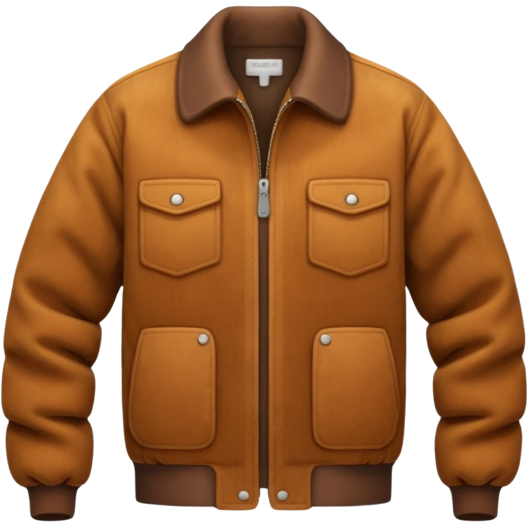 Corduroy textured jacket ridges emoji